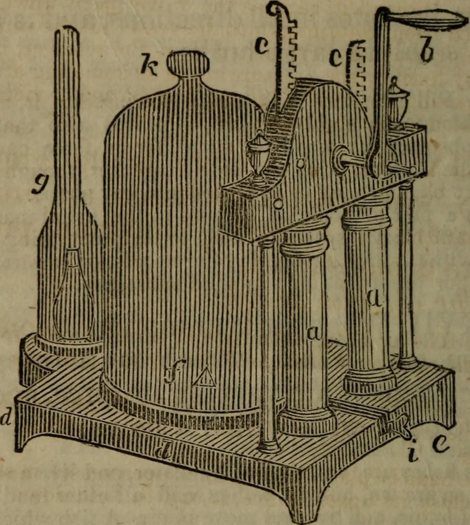 An illustration from The elements of natural and experimental philosophy .., 1834, leaf 93