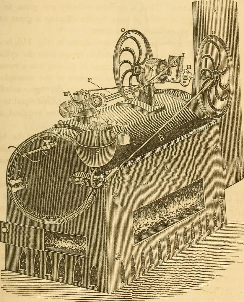 An illustration from The elements of natural philosophy : copiously illustrated by familiar experiments and containing descriptions of instruments, with directions for using : designed for the use of schools and academies, 1856, leaf 139