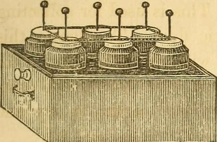 An illustration from The elements of natural philosophy : copiously illustrated by familiar experiments and containing descriptions of instruments, with directions for using : designed for the use of schools and academies, 1856, leaf 177