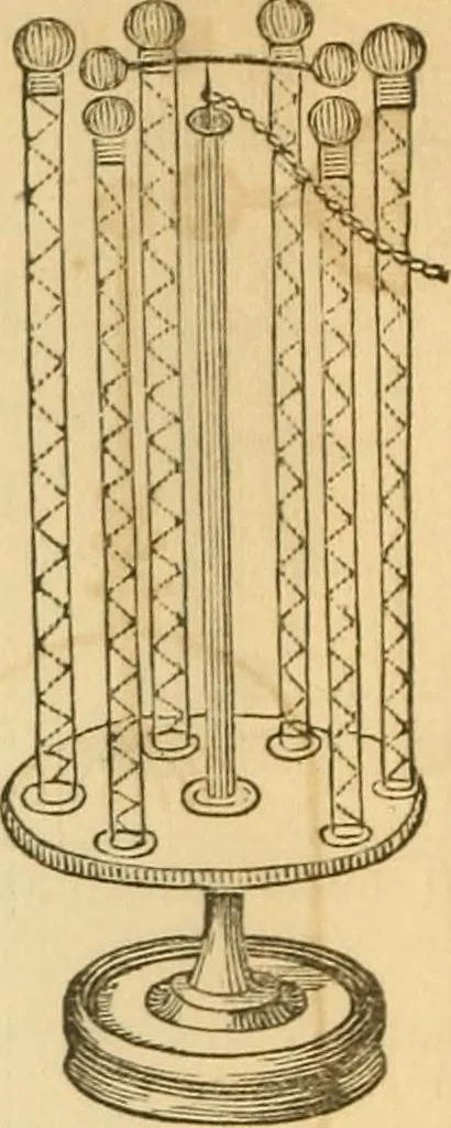 An illustration from The elements of natural philosophy : copiously illustrated by familiar experiments and containing descriptions of instruments, with directions for using : designed for the use of schools and academies, 1856, leaf 198