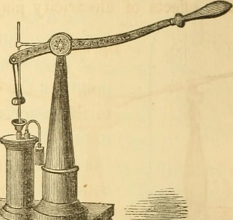 An illustration from The elements of natural philosophy : copiously illustrated by familiar experiments and containing descriptions of instruments, with directions for using : designed for the use of schools and academies, 1856, leaf 200