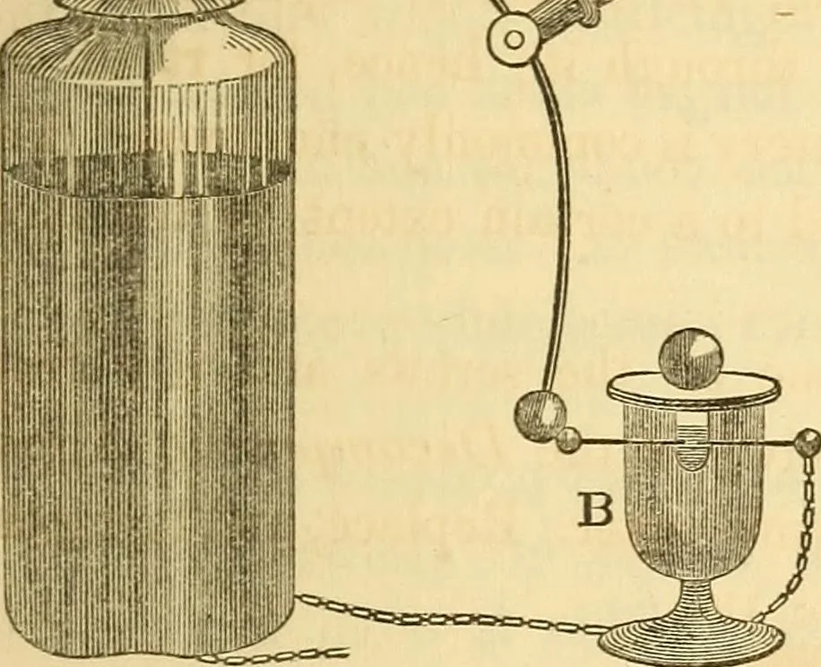 An illustration from The elements of natural philosophy : copiously illustrated by familiar experiments and containing descriptions of instruments, with directions for using : designed for the use of schools and academies, 1856, leaf 207