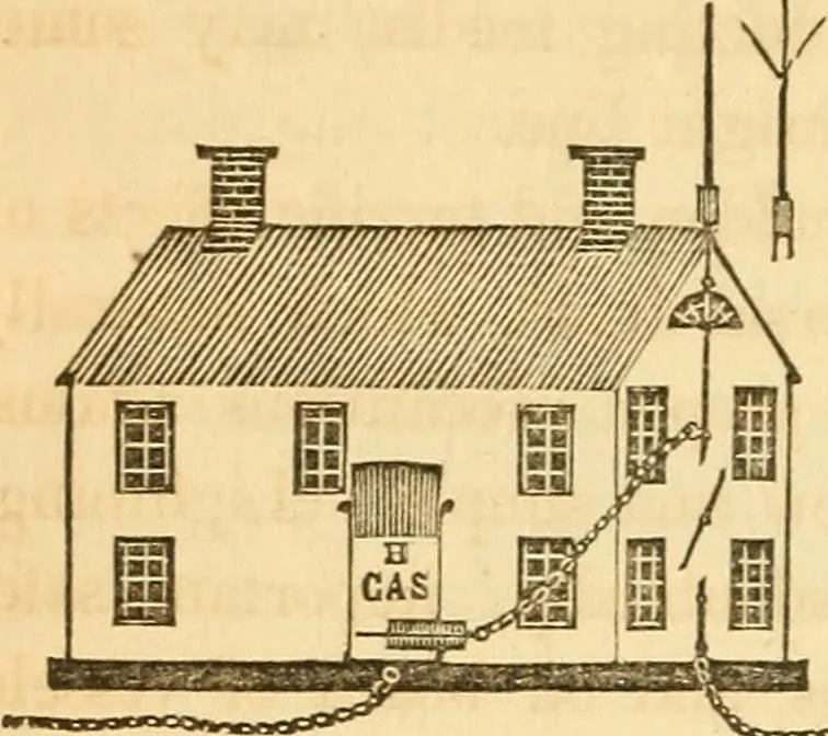 An illustration from The elements of natural philosophy : copiously illustrated by familiar experiments and containing descriptions of instruments, with directions for using : designed for the use of schools and academies, 1856, leaf 218