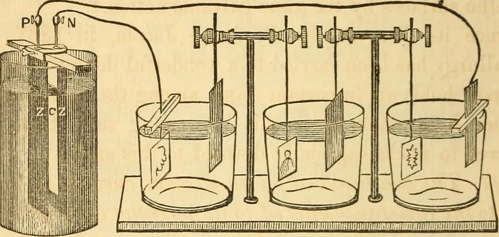 An illustration from The elements of natural philosophy : copiously illustrated by familiar experiments and containing descriptions of instruments, with directions for using : designed for the use of schools and academies, 1856, leaf 238