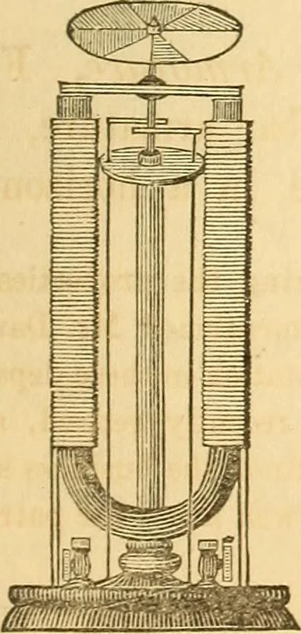 An illustration from The elements of natural philosophy : copiously illustrated by familiar experiments and containing descriptions of instruments, with directions for using : designed for the use of schools and academies, 1856, leaf 279