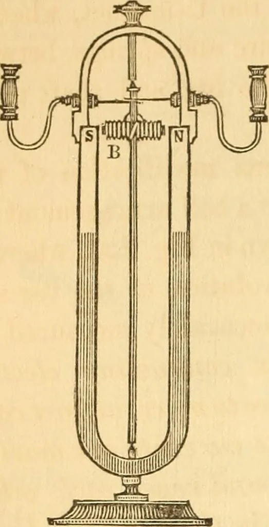 An illustration from The elements of natural philosophy : copiously illustrated by familiar experiments and containing descriptions of instruments, with directions for using : designed for the use of schools and academies, 1856, leaf 282