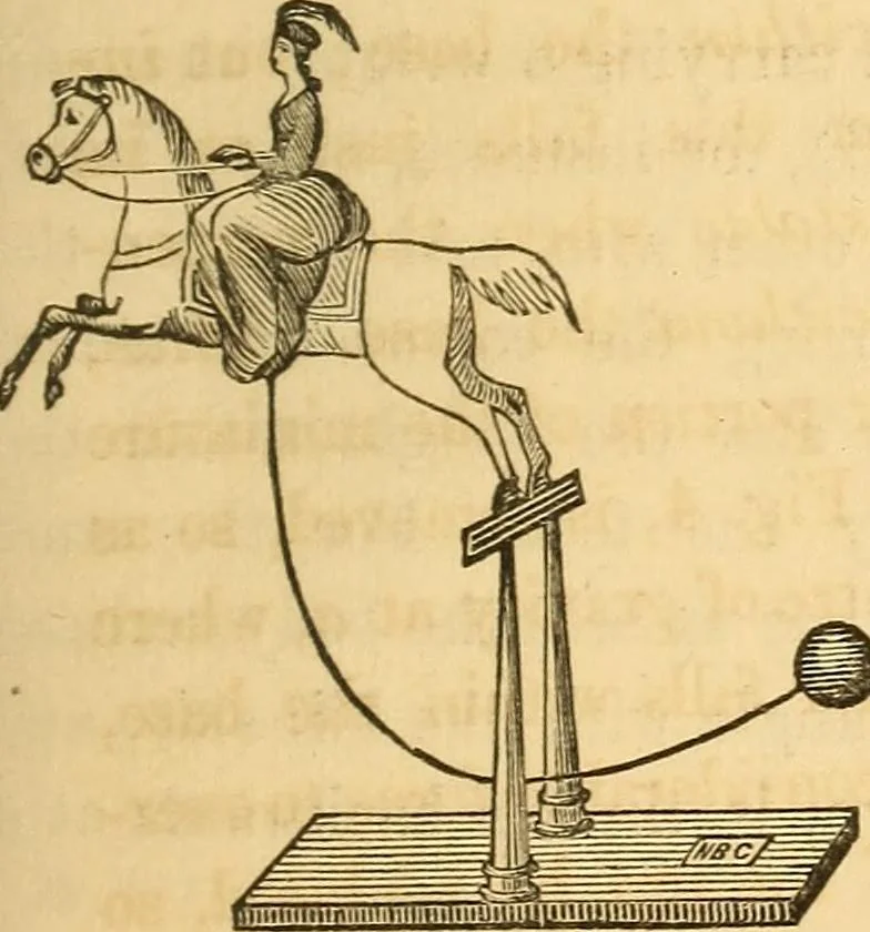 An illustration from The elements of natural philosophy : copiously illustrated by familiar experiments and containing descriptions of instruments, with directions for using : designed for the use of schools and academies, 1856, leaf 29