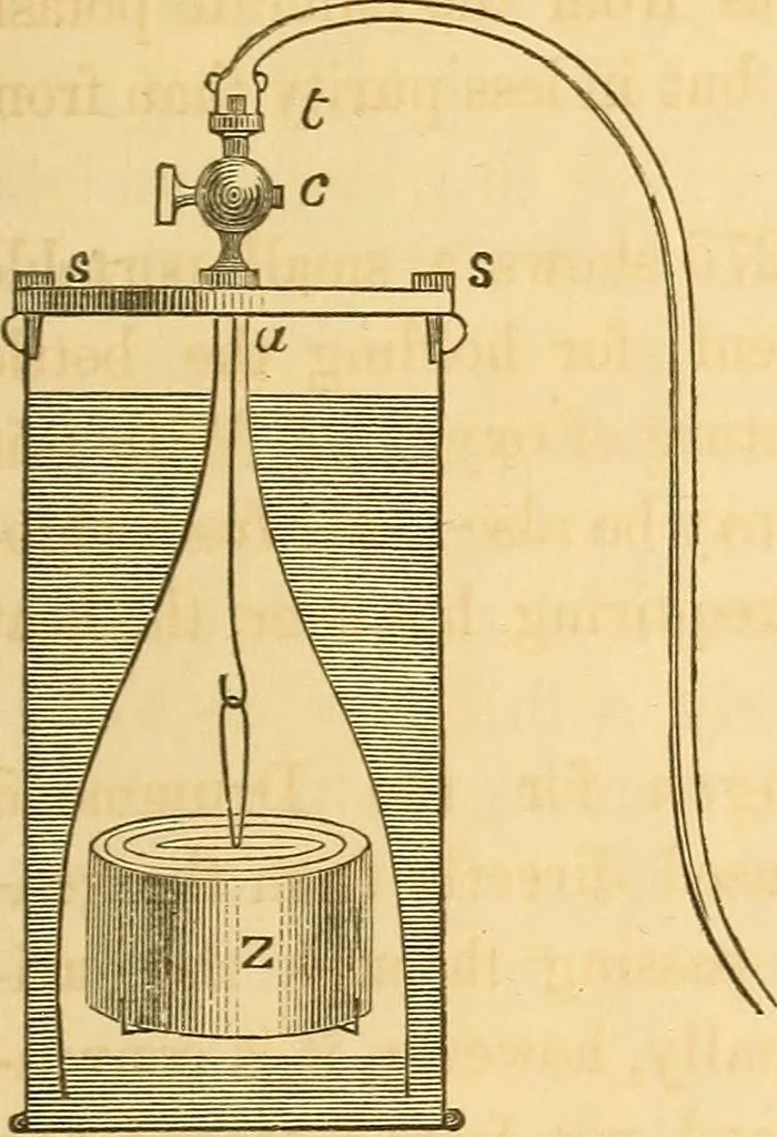 An illustration from The elements of natural philosophy : copiously illustrated by familiar experiments and containing descriptions of instruments, with directions for using : designed for the use of schools and academies, 1856, leaf 369