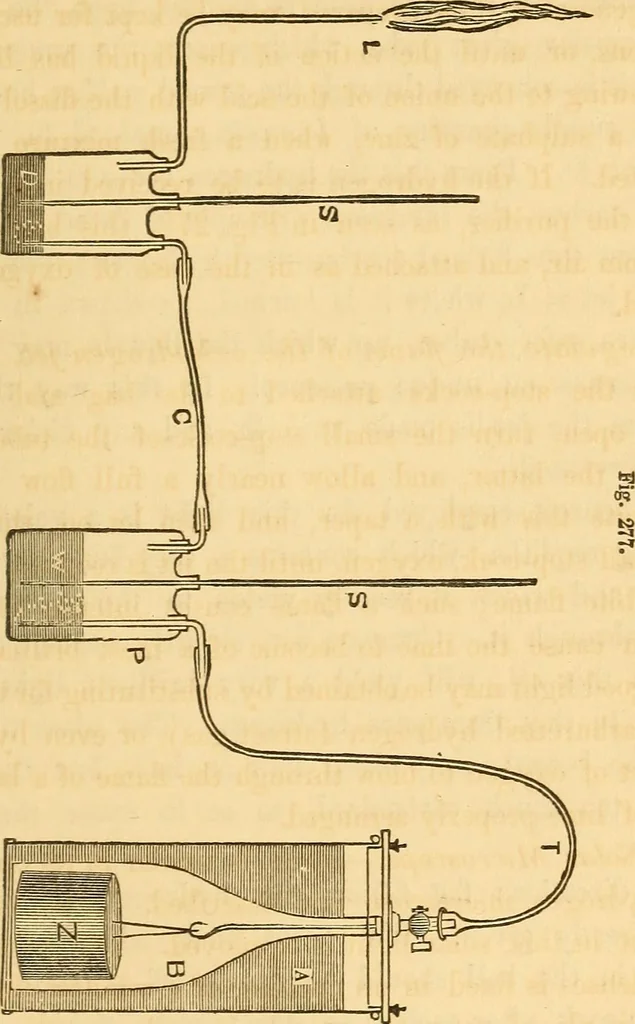 An illustration from The elements of natural philosophy : copiously illustrated by familiar experiments and containing descriptions of instruments, with directions for using : designed for the use of schools and academies, 1856, leaf 371