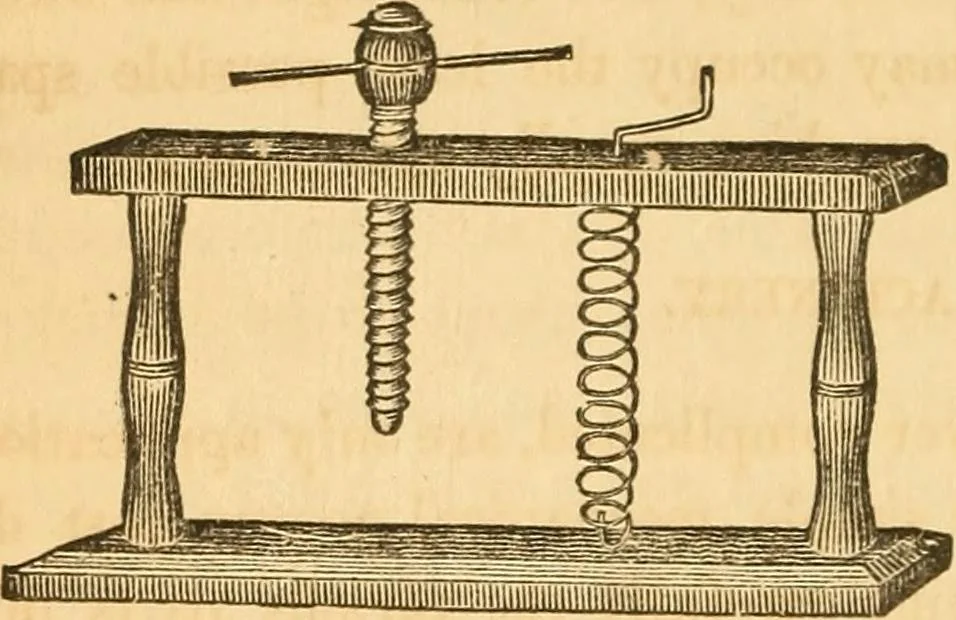 An illustration from The elements of natural philosophy : copiously illustrated by familiar experiments and containing descriptions of instruments, with directions for using : designed for the use of schools and academies, 1856, leaf 52