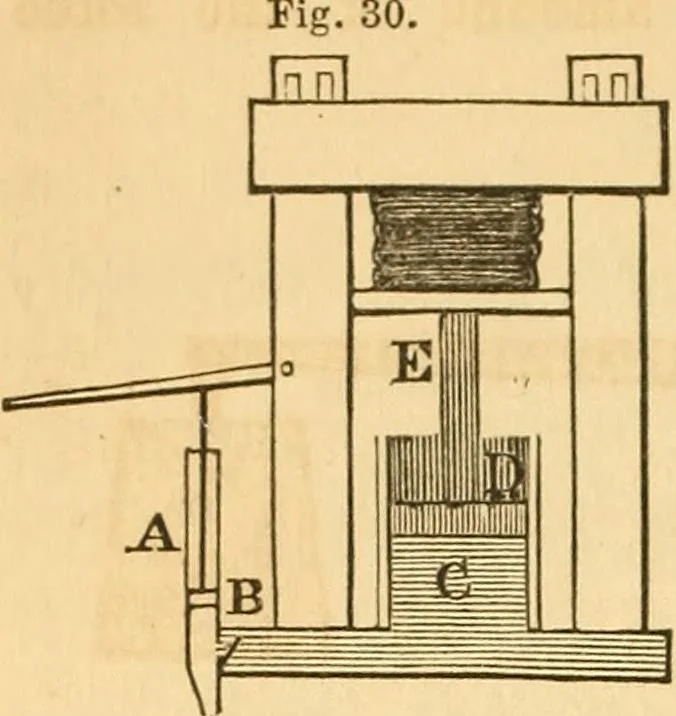 An illustration from The elements of natural philosophy : copiously illustrated by familiar experiments and containing descriptions of instruments, with directions for using : designed for the use of schools and academies, 1856, leaf 64