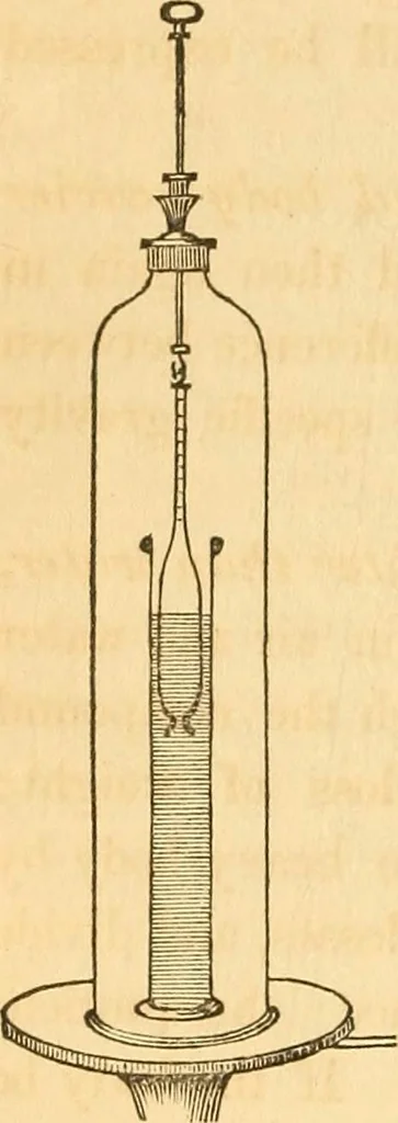 An illustration from The elements of natural philosophy : copiously illustrated by familiar experiments and containing descriptions of instruments, with directions for using : designed for the use of schools and academies, 1856, leaf 72
