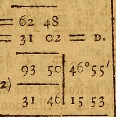 An illustration from The elements of navigation : containing the theory and practice, with all the necessary tables, to which is added, a treatise of marine fortification ..., 1754, leaf 513