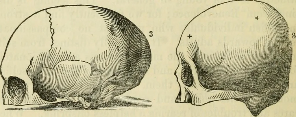 An illustration from Elements of phrenology, 1850, leaf 80