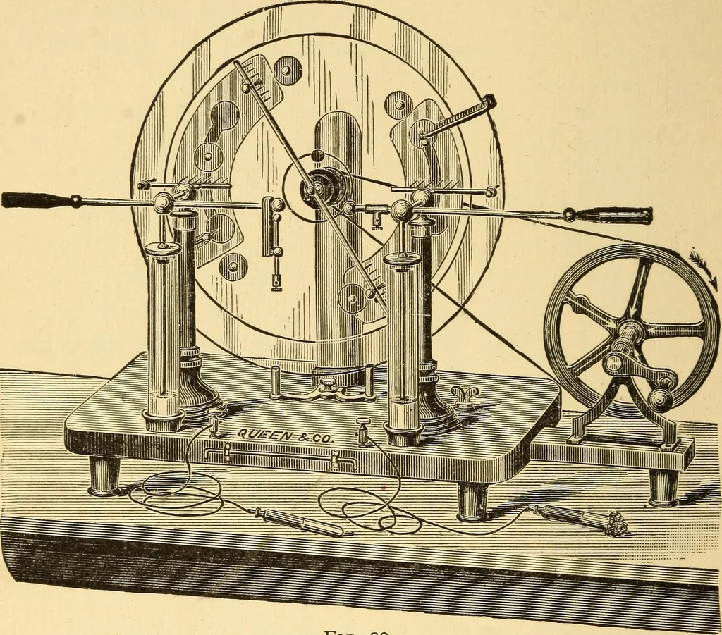 An illustration from Elements of physics, experimental and descriptive, 1902, leaf 129