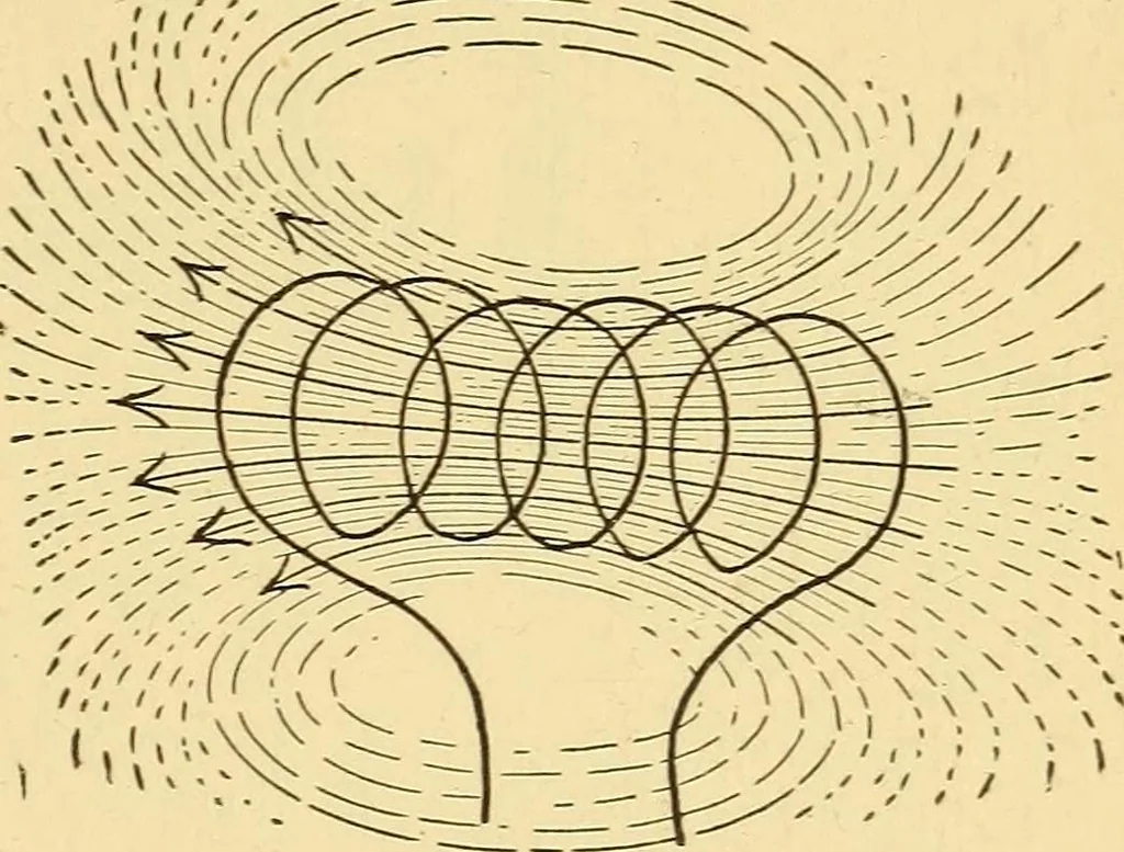 An illustration from Elements of physics, experimental and descriptive, 1902, leaf 142