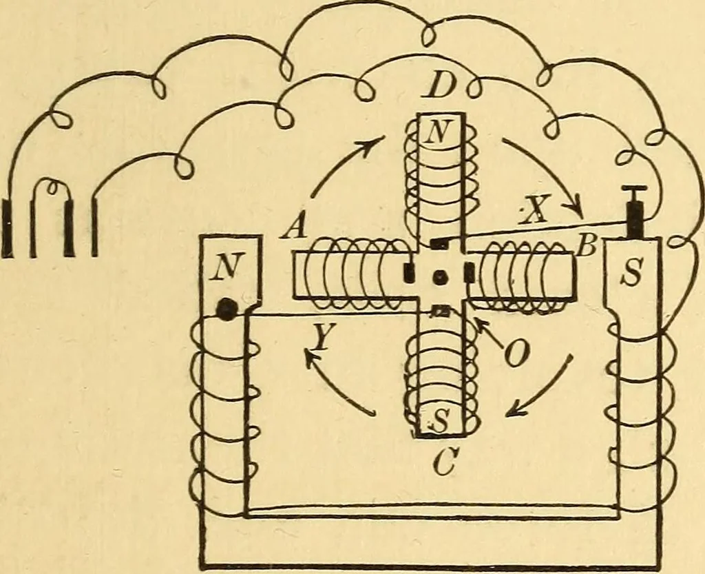 An illustration from Elements of physics, experimental and descriptive, 1902, leaf 160