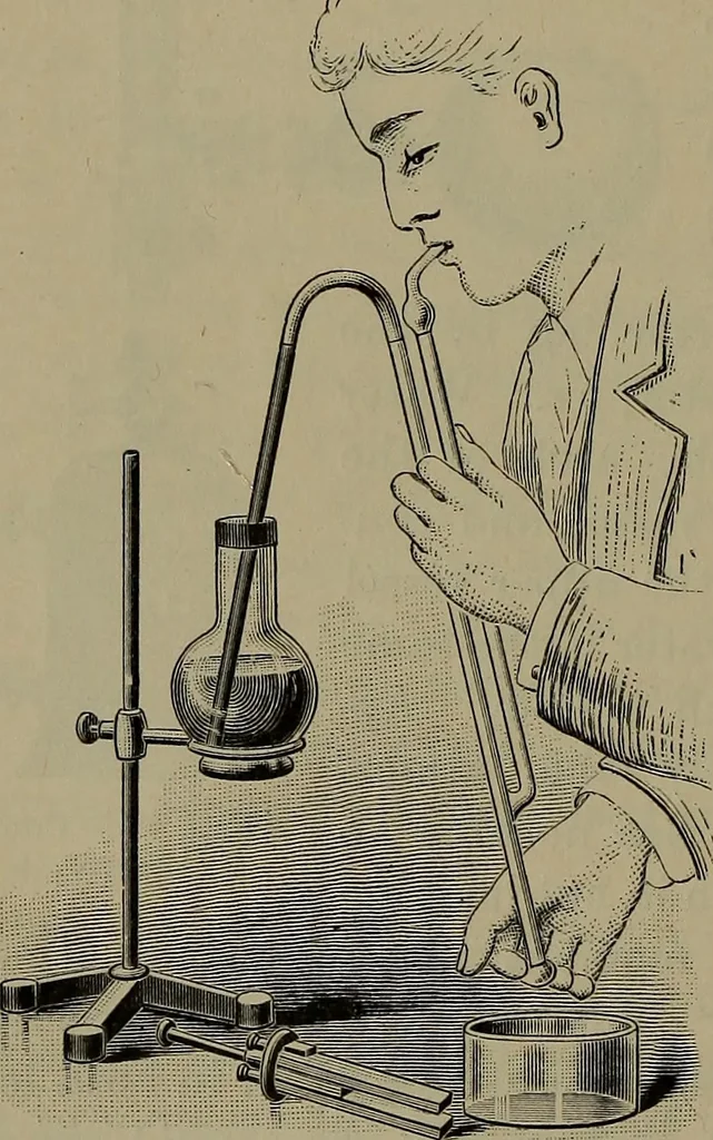 An illustration from Elements of physics, 1900, leaf 153
