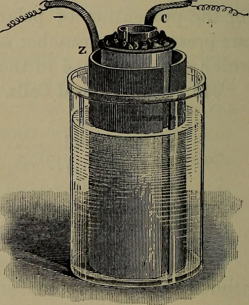 An illustration from Elements of physics, 1900, leaf 265