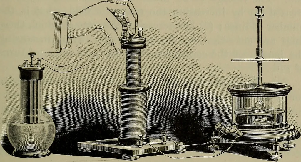 An illustration from Elements of physics, 1900, leaf 296