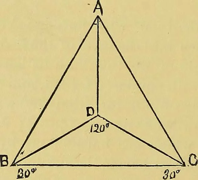 An illustration from Elements of plane and solid free-hand geometrical drawing, with lettering; and some elements of geometrical ornamental design, including the principals of harmonic angular ratios, etc. In three parts ... for draughtsmen and artisans; and teachers and students of industrial and mechanical drawing, 1878, leaf 130