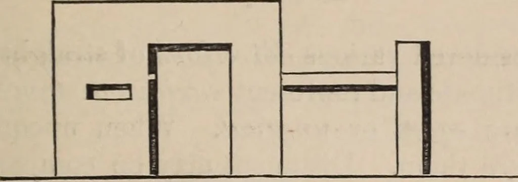 An illustration from Elements of plane and solid free-hand geometrical drawing, with lettering; and some elements of geometrical ornamental design, including the principals of harmonic angular ratios, etc. In three parts ... for draughtsmen and artisans; and teachers and students of industrial and mechanical drawing, 1878, leaf 25