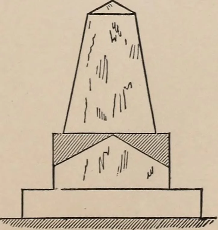 An illustration from Elements of plane and solid free-hand geometrical drawing, with lettering; and some elements of geometrical ornamental design, including the principals of harmonic angular ratios, etc. In three parts ... for draughtsmen and artisans; and teachers and students of industrial and mechanical drawing, 1878, leaf 45