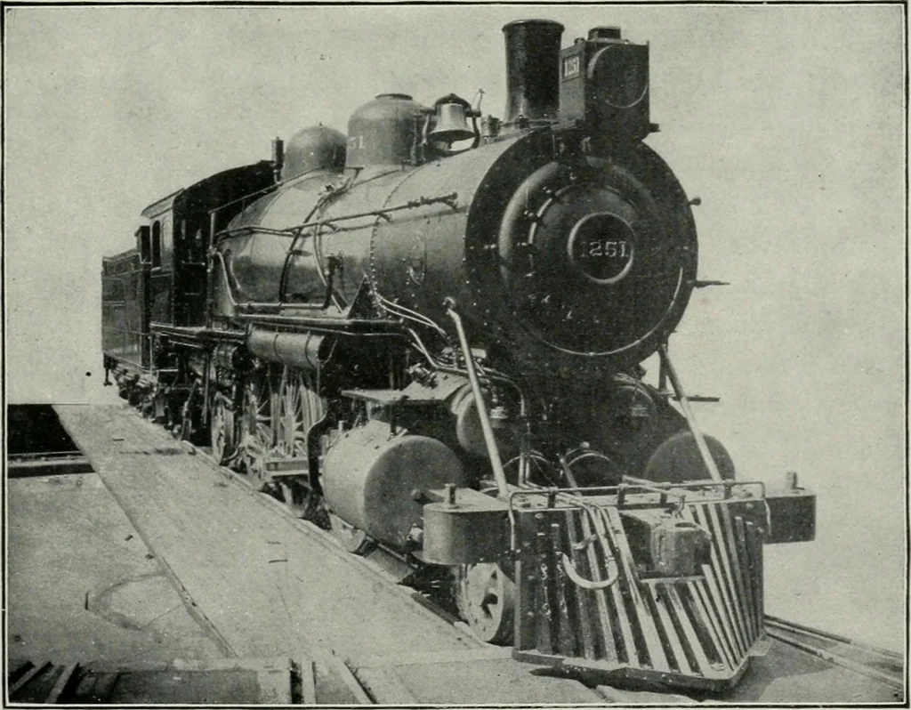 An illustration from The elements of railroad engineering, 1911, leaf 183