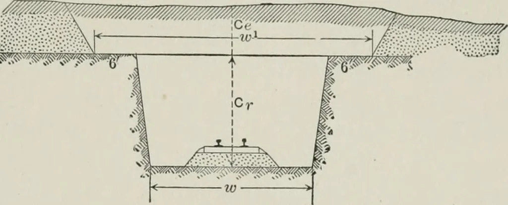 An illustration from The elements of railroad engineering, 1911, leaf 341