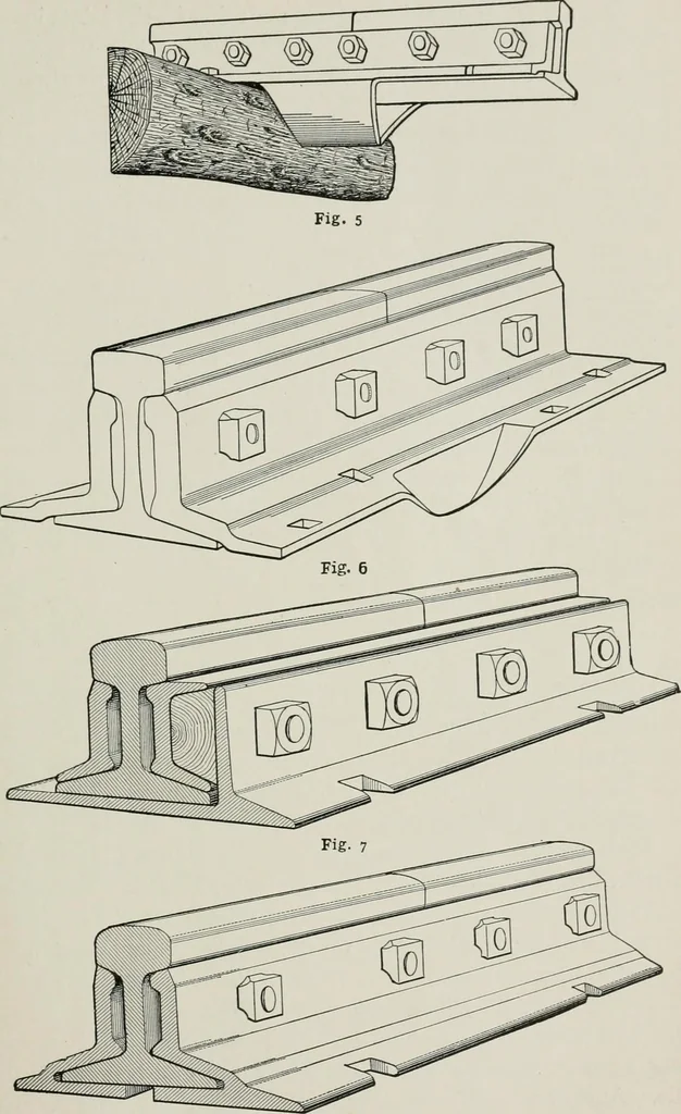 An illustration from The elements of railroad engineering, 1911, leaf 55