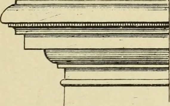 An illustration from Elements of style in furniture and woodwork, being a series of details of the Italian, German Renaissance, Elizabethan, Louis XIVth, Louis XVth, Louis XVIth, Sheraton, Adams, Empire, Chinese, Japanese, and Moresque styles ... for the use of architects, furniture designers, cabinet makers and others, 1889, leaf 66