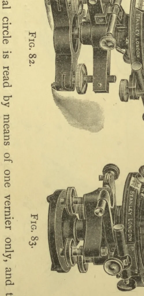 An illustration from The elements of surveying and geodesy, 1915, leaf 109