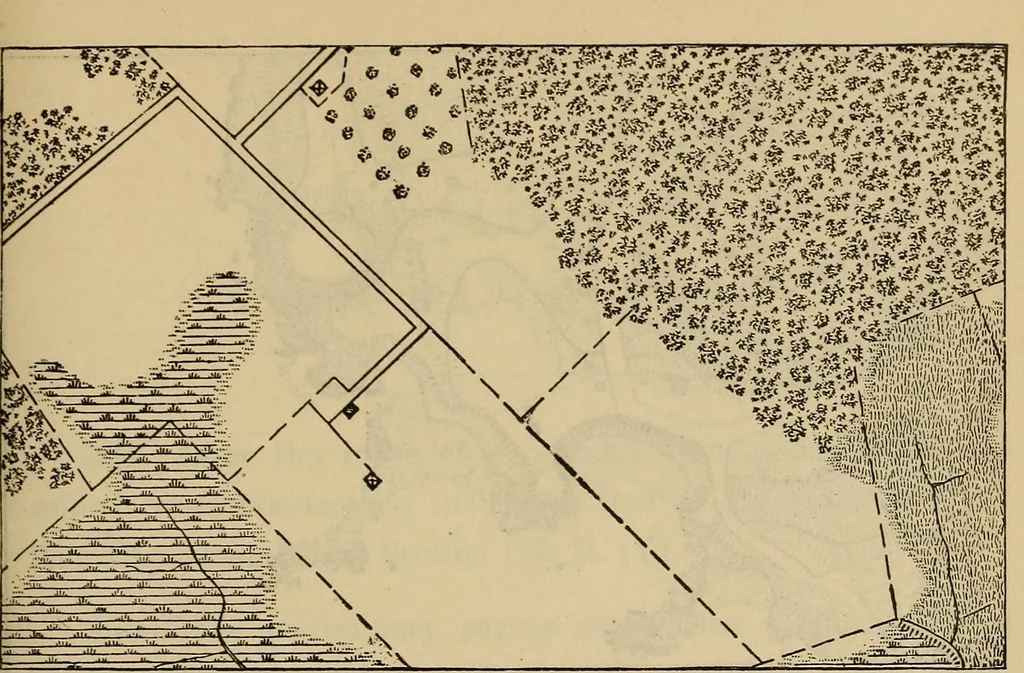 An illustration from Elements of surveying and leveling, 1898, leaf 322