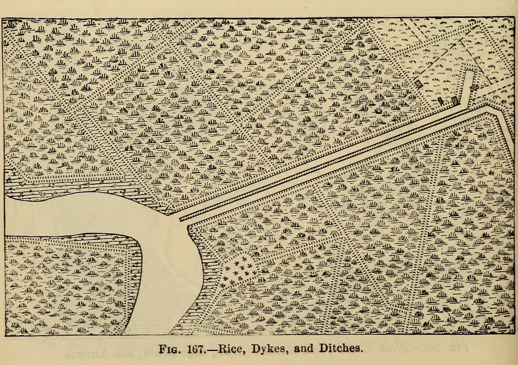 An illustration from Elements of surveying and leveling, 1898, leaf 323
