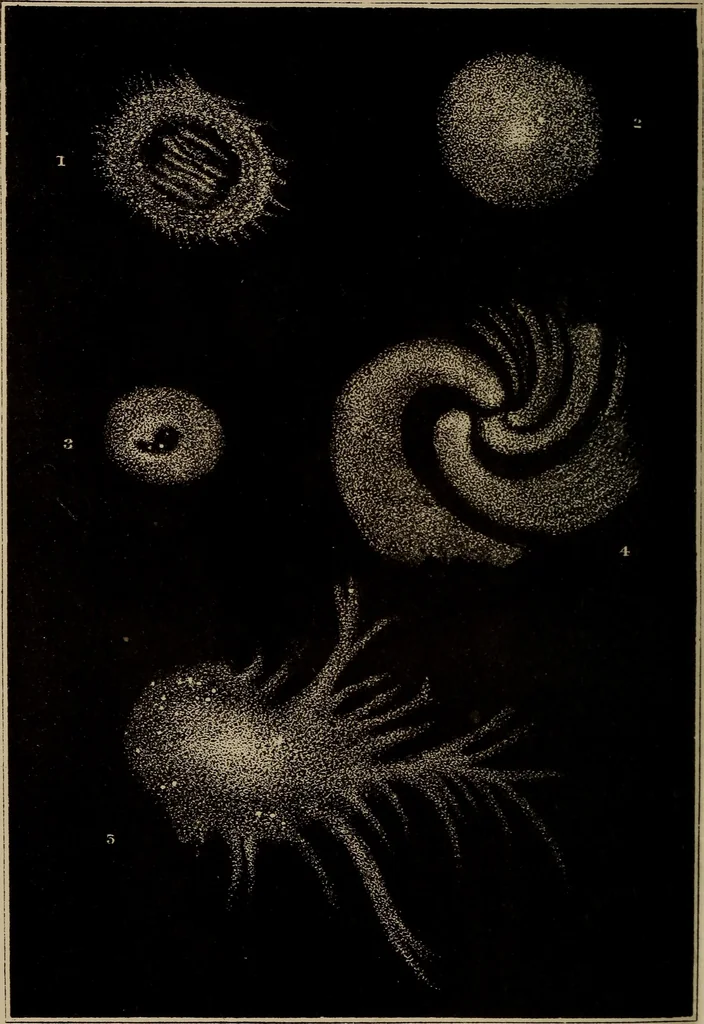 An illustration from The elements of theoretical and descriptive astronomy, for the use of colleges and academies, 1872, leaf 240