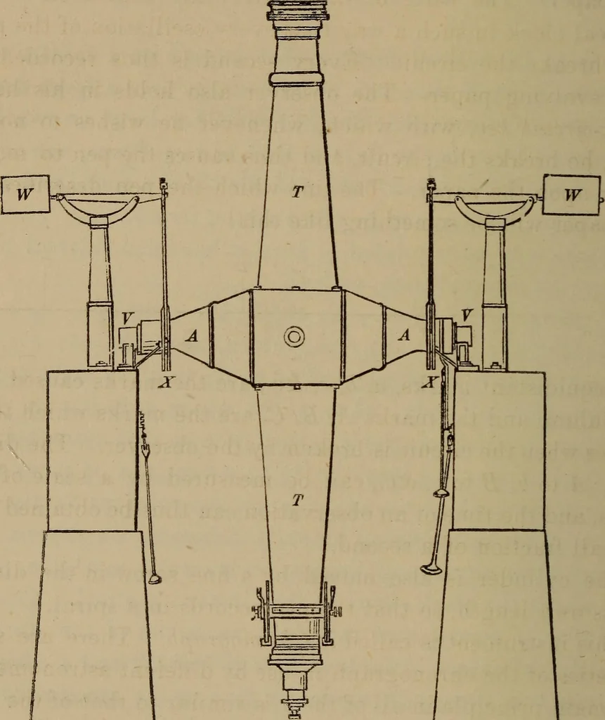 An illustration from The elements of theoretical and descriptive astronomy, for the use of colleges and academies, 1872, leaf 36