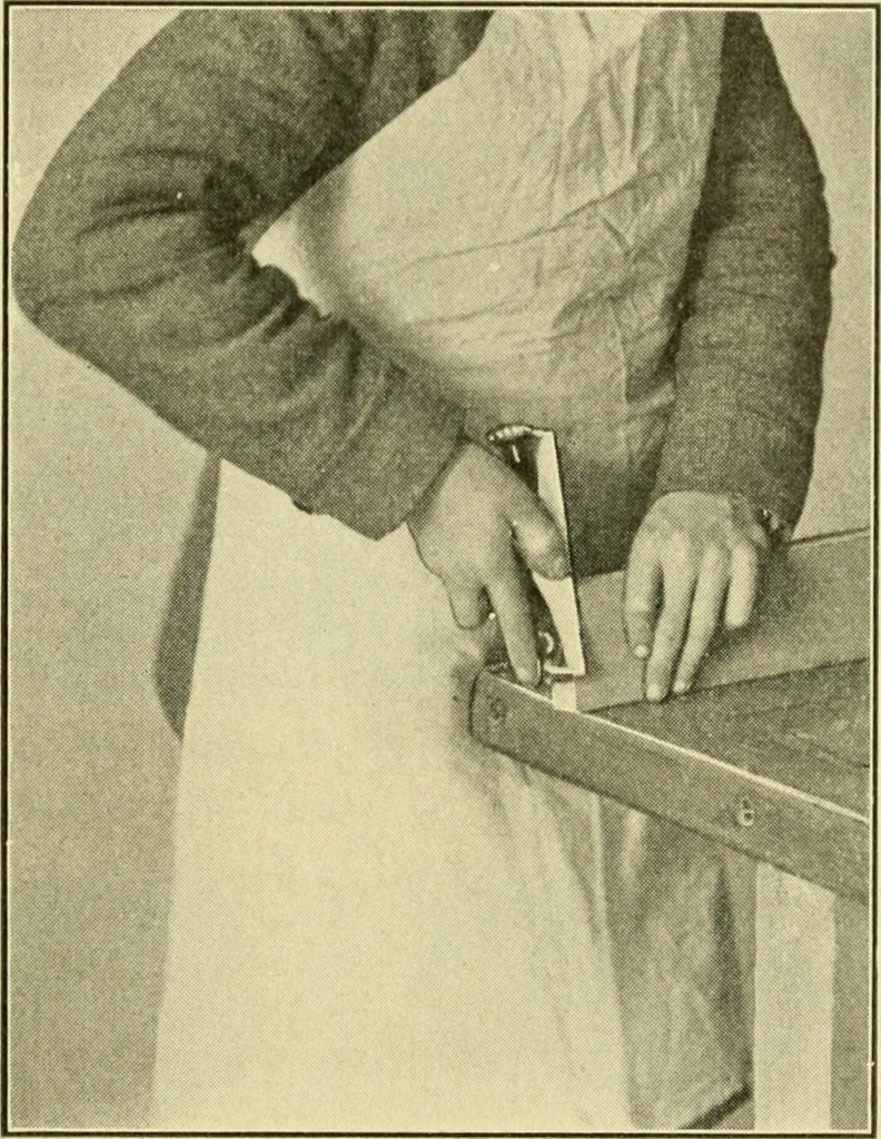 An illustration from ...Elements of woodwork, 1911, leaf 100
