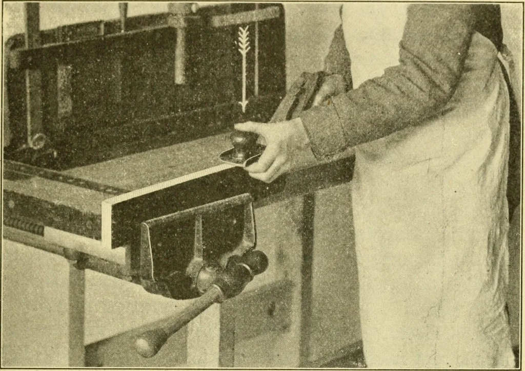 An illustration from ...Elements of woodwork, 1911, leaf 102