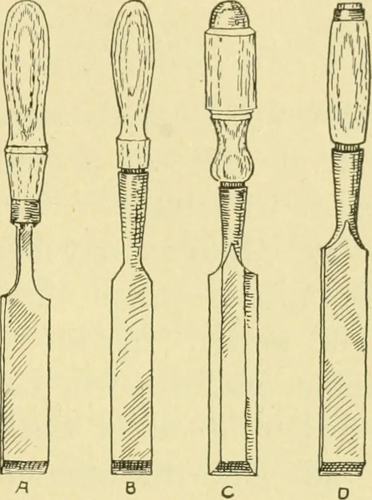 An illustration from ...Elements of woodwork, 1911, leaf 104