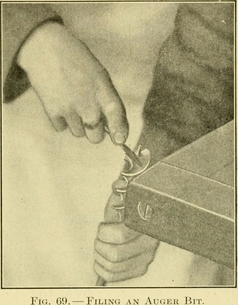 An illustration from ...Elements of woodwork, 1911, leaf 108