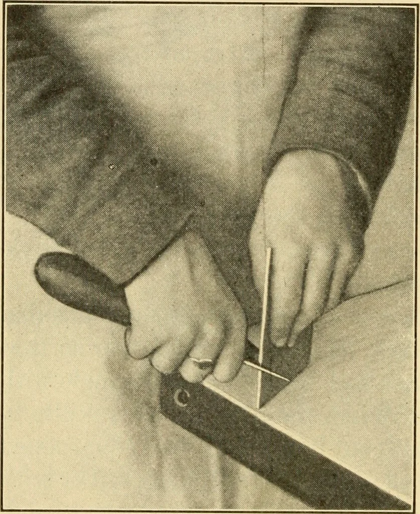 An illustration from ...Elements of woodwork, 1911, leaf 113