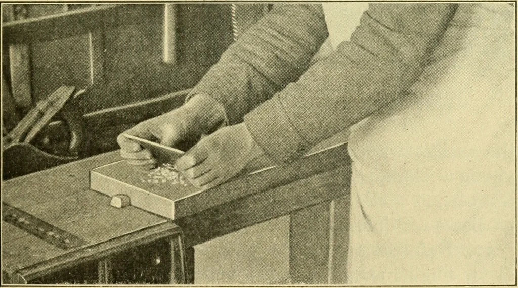 An illustration from ...Elements of woodwork, 1911, leaf 116