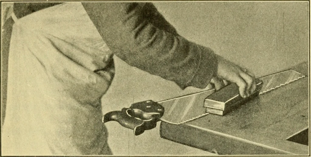 An illustration from ...Elements of woodwork, 1911, leaf 128