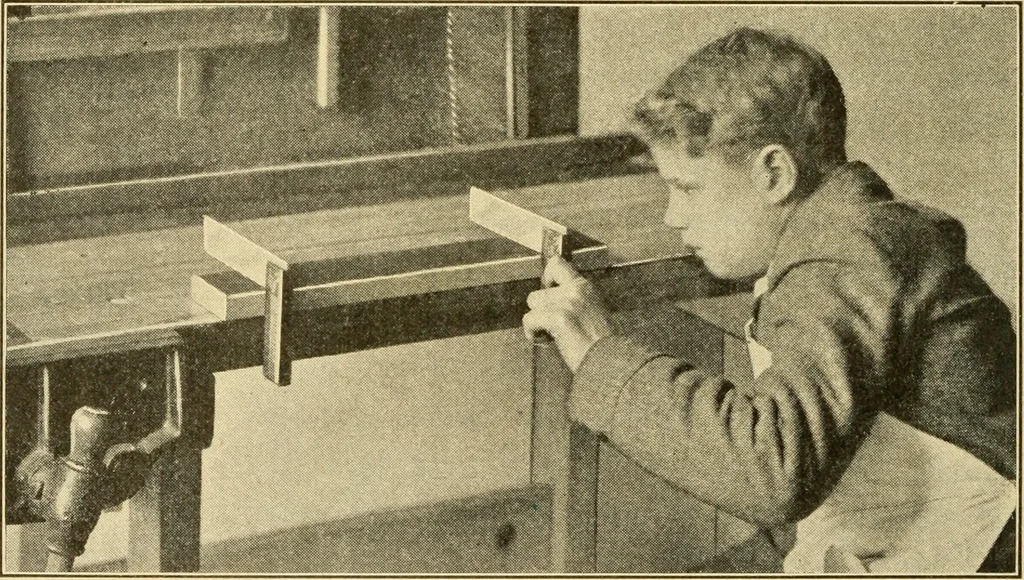An illustration from ...Elements of woodwork, 1911, leaf 75