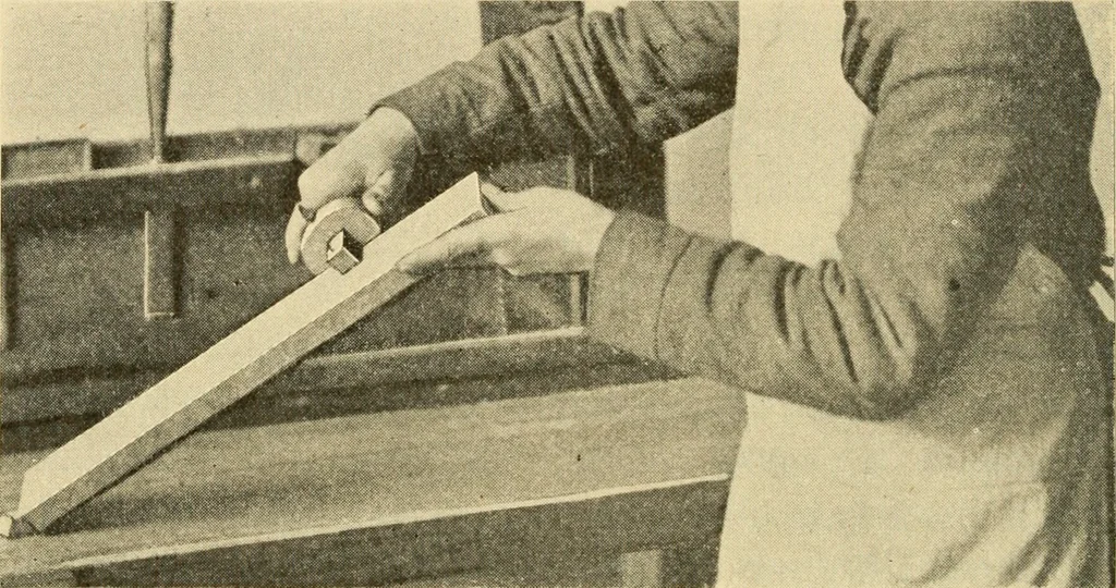 An illustration from ...Elements of woodwork, 1911, leaf 79