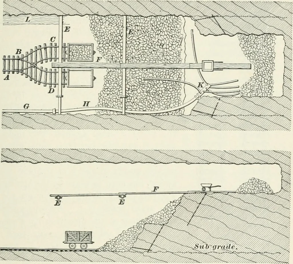 An illustration from The elements of railroad engineering, 1897, leaf 364