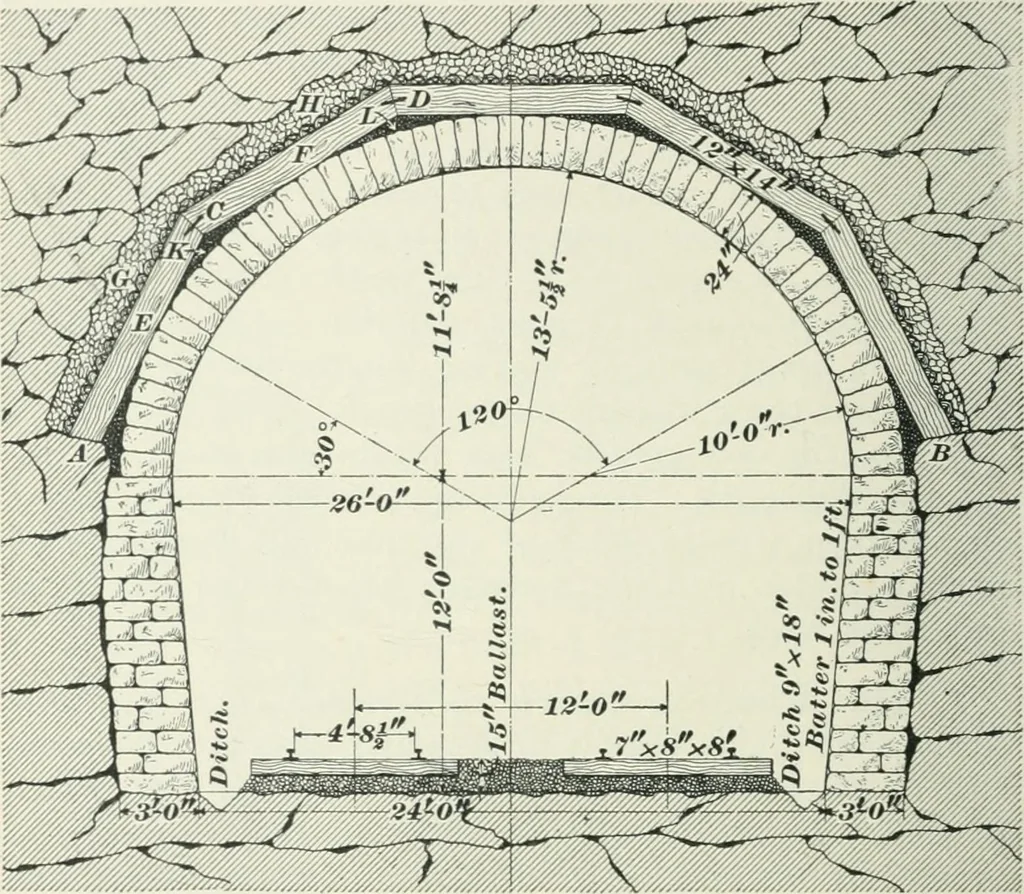 An illustration from The elements of railroad engineering, 1897, leaf 367