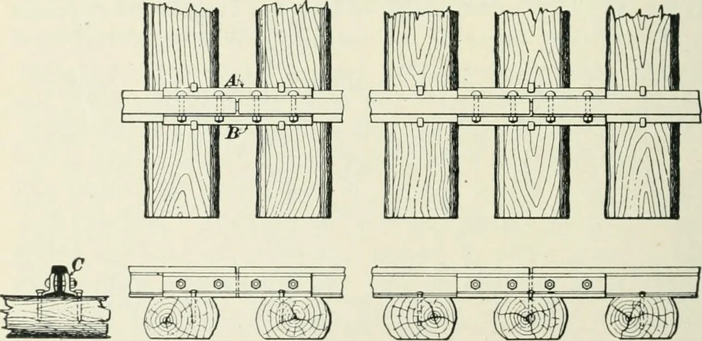 An illustration from The elements of railroad engineering, 1897, leaf 447