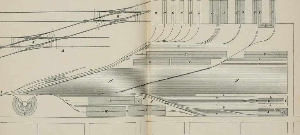 An illustration from The elements of railroad engineering, 1897, leaf 559