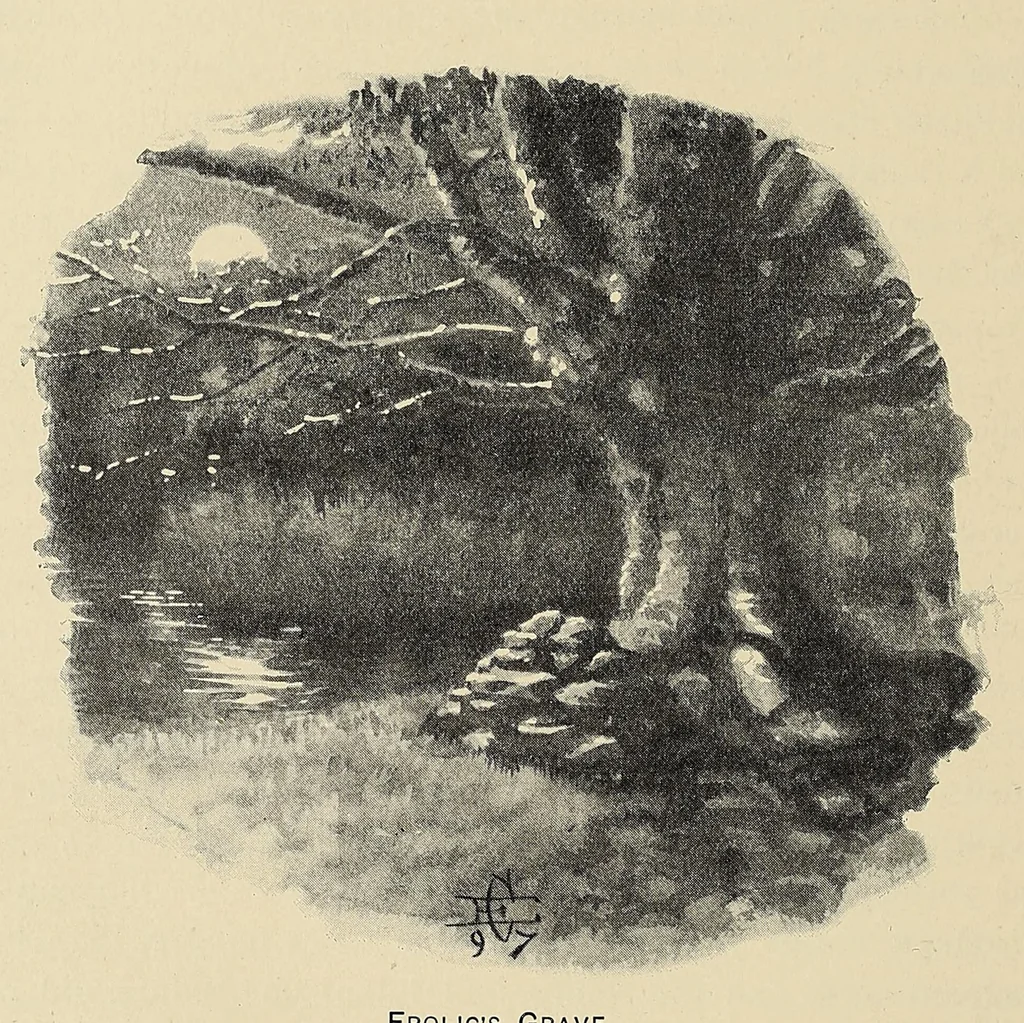 An illustration from Elephant-hunting in East Equatorial Africa : being an account of three years' ivory-hunting under Mount Kenia and among the Ndorobo savages of the Lorogi Mountains, including a trip to the north of Lake Rudolph, 1898, leaf 198